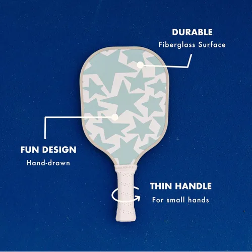 Miniatura 3 de Paleta de pickleball juvenil – Paleta de tamaño infantil para niños de 12 años en adelante, paleta de pickleball pequeña y ligera para niños
