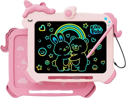 Miniatura 16 de Tableta de escritura LCD de 8.5 pulgadas para niños, juguetes de unicornio regalos para niñas de 3 a 5 años, juguete educativo de viaje, regalo