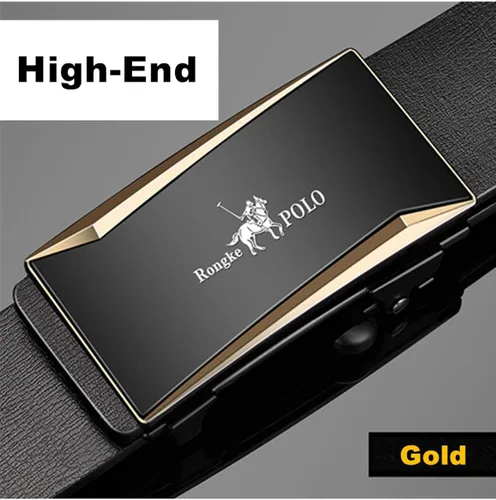 Miniatura 9 de Oyifan Cinturón negro para hombre, cinturón de diseñador de cuero genuino para hombre, cinturón de moda para hombre, cinturón casual para hombre