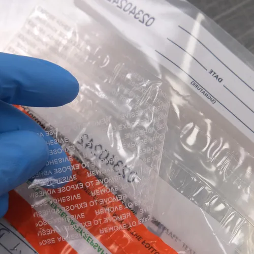 Miniatura 6 de Bolsa de plástico para evidencia, 100 unidades, L