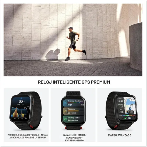 Miniatura 2 de Garmin® Venu® X1, Reloj inteligente GPS delgado y ligero, pantalla AMOLED, funciones avanzadas de salud y fitness, negro con respaldo de caja