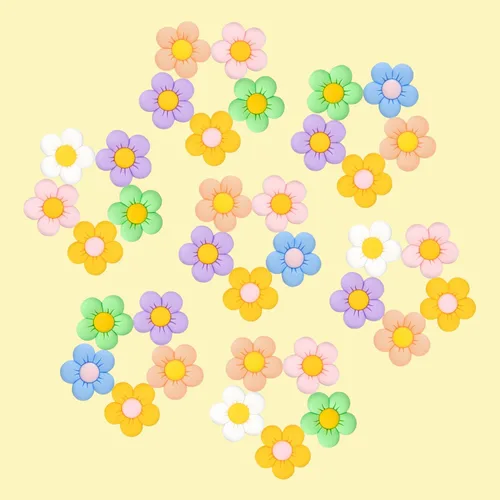 Miniatura 6 de Abalorios decorativos de flores, bonito regalo de margarita para niñas, niños, adolescentes, mujeres y adultos