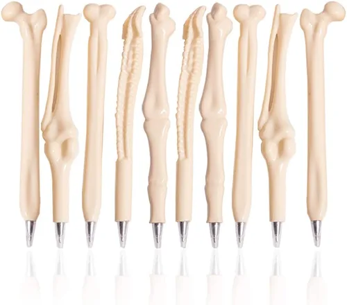 Miniatura 5 de 4 bolígrafos de jeringa + 6 bolígrafos de píldora + 10 bolígrafos con diseño de hueso, regalos de enfermera con temática médica y juego