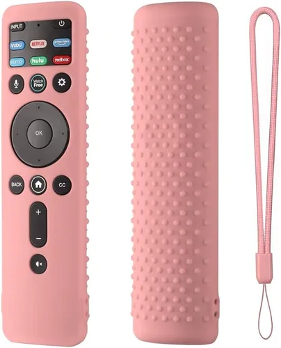Miniatura 16 de Hi Color Funda de silicona para control remoto VIZIO XRT260 Smart TV, a prueba de golpes, antideslizante, cordón (negro)