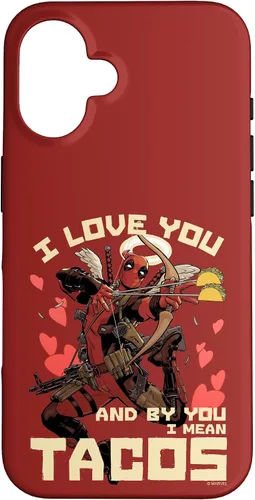 Miniatura 72 de Marvel Deadpool I Love You and by You I Mean Tacos - Carcasa para iPhone 17