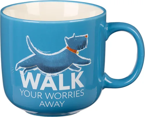 Miniatura 10 de Taza de café de regalo para mamá con texto en inglés "Come Over to the Bark Side Fun Coffee Cup" para amantes de los perros, dueños de razas