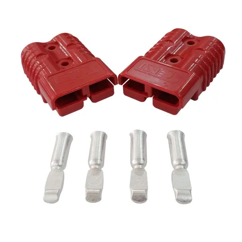 Miniatura 6 de Conector de batería de 175 amperios 600 V, conector de enchufe de batería de 175 amperios (azul, 1/0AWG)