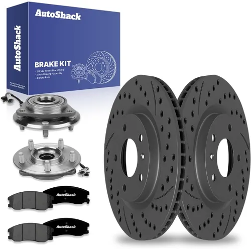 Miniatura 8 de Autoshack RHBBK0466 - Kit de freno delantero de repuesto para Chevrolet Equinox Captiva Sport Saturn Vue Pontiac Torrent Suzuki XL-7, rotores