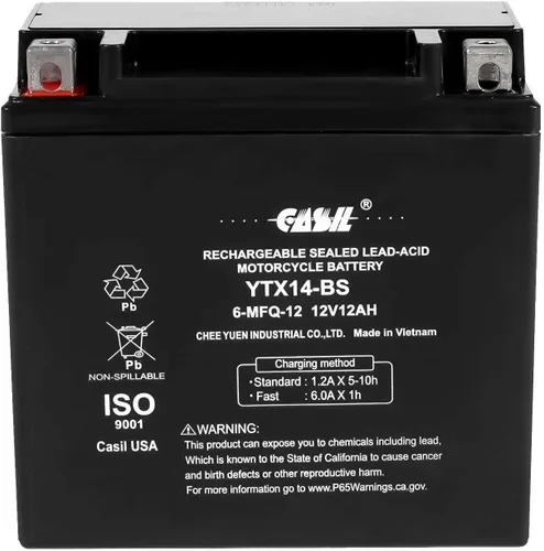 Miniatura 9 de YTX4L-BS Batería SLA Power Sport de 12 V 3AH 50 CCA - Batería Casil