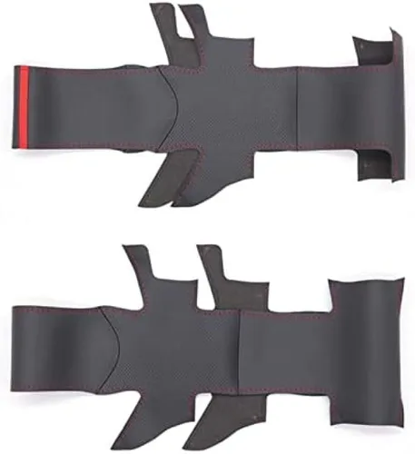 Miniatura 5 de Funda protectora para volante, para Infiniti G35 2003-2006 Nissan Skyline V35 2003-2006, funda de cuero cosida a mano para volante de automóvil