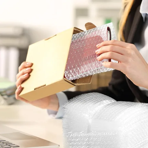 Miniatura 6 de 100 bolsas de burbujas de 4 x 6 pulgadas, pequeñas bolsas de burbujas transparentes, bolsas de amortiguación de burbujas de doble pared