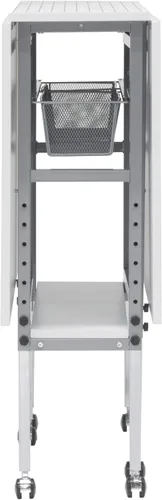Miniatura 10 de Sew Ready Mesa plegable para pasatiempos y cortes, 58.75 pulgadas de ancho x 36.5 pulgadas de profundidad, mesa blanca para artes y manualidades