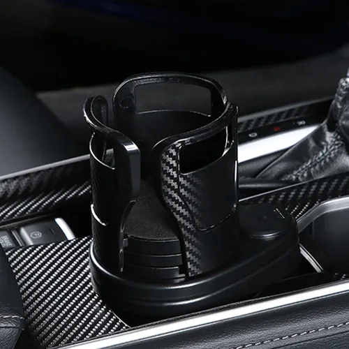 Miniatura 3 de Car Cup Holder Expander Adapter 2 in 1 Multifunctional 2 Cup Mount Extender 360 Rotating Bottles Drink Holder Car Gadget