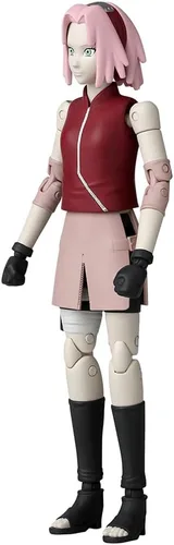 Miniatura 5 de BANDAI Anime Heroes Naruto Figura de acción Haruno Sakura Figura de 6.7 in con manos y accesorios adicionales Figuras de acción de anime