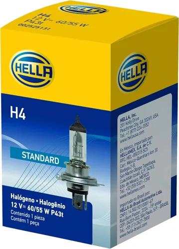 Hella H4 12 V 60/55 W halógeno foco