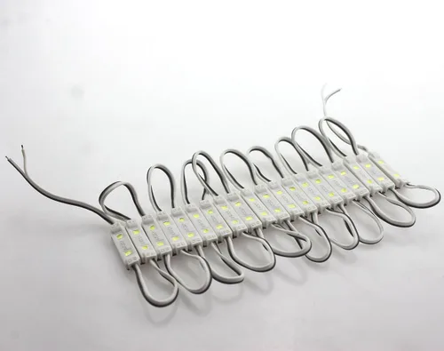 Miniatura 2 de Super Bright 200pcs Mini 2835 2 LED módulo DC12V impermeable luz decorativa para letreros de letras publicitarias con cinta adhesiva trasera (blanco)