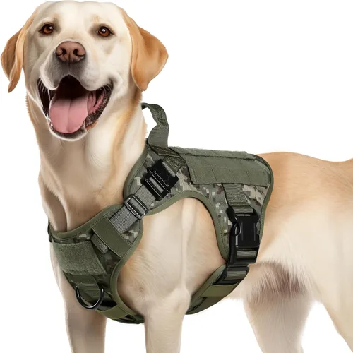 Miniatura 52 de rabbitgoo - Arnés táctico para perros pequeños, arnés resistente para mascotas con asa, chaleco de servicio sin tirones para razas pequeñas, chaleco