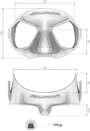 Miniatura 3 de Salvimar Hathor Ant-Fog Spearfishing & Freediving Mask
