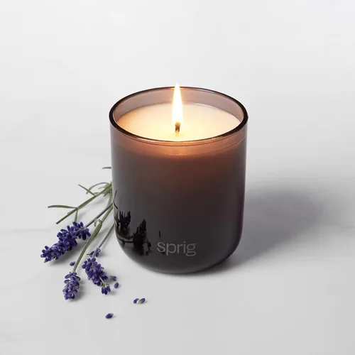 Miniatura 5 de Sprig by KOHLER - Vela de aromaterapia para dormir con lavanda y vainilla, cera de soja 100% natural, aroma relajante y pacífico, regalo