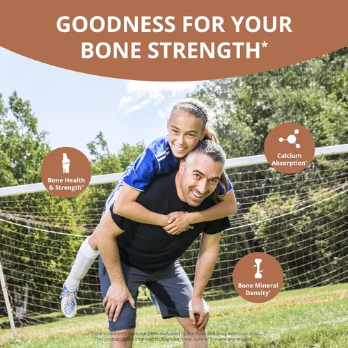 Miniatura 3 de NuBest Bone Xtra Fórmula de fortaleza ósea a base de plantas con calcio, magnesio de algas marinas, fósforo, vitamina C, K2, D3 Inmunidad y máxima
