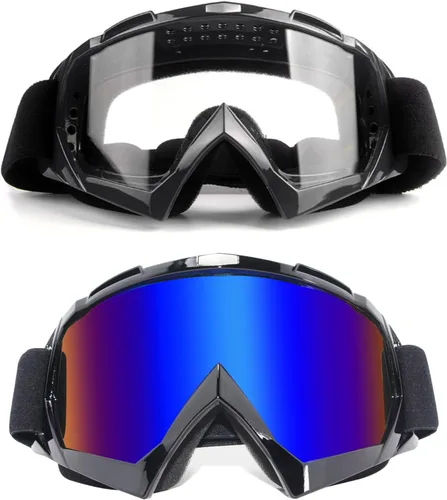 Miniatura 11 de Gafas de motocross ATV Motocross MX Off Road para hombres, mujeres, adultos, jóvenes, carreras de equitación
