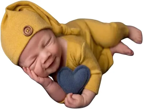 Miniatura 9 de Traje de fotografía para recién nacido, traje de bebé niño y niña, sesión de fotos de ganchillo, ropa de ganchillo, sombrero, pantalones, accesorio