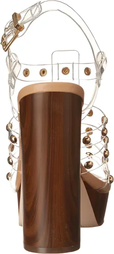 Miniatura 3 de Jessica Simpson Rienne - Sandalias de tacón gladiador con plataforma enjaulada para mujer