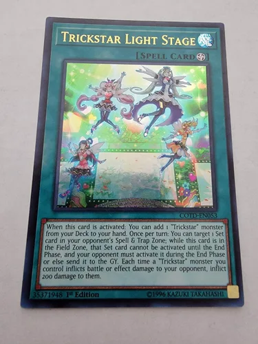Trickstar Light Stage - COTD-EN053 - Código del Duelista - Ultra Raro - 1ª Edición