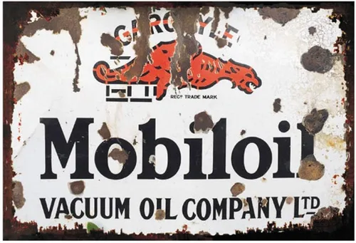 Miniatura 4 de Paquete de 5 carteles de lata retro vintage, carteles de metal para coche de gasóleo para garaje, barra de cueva, 8 x 12 pulgadas