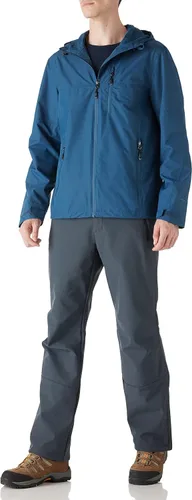 Miniatura 4 de Outdoor Ventures Chaqueta impermeable plegable para hombre, rompevientos ligera con capucha..
