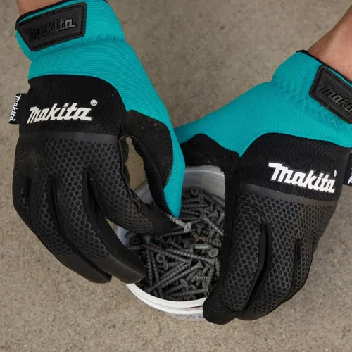 Miniatura 3 de Makita T-04151 Guantes de trabajo de protección flexible con puño abierto (mediano)