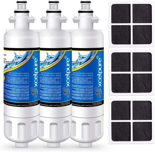 Miniatura 9 de EXCELPURE Reemplazo ADQ36006101 para LT700P, Kenmore 469690, ADQ36006102, LFXS30766S, LFX31925ST, LFX31945ST, RWF1052, LT120F, 469918, combo