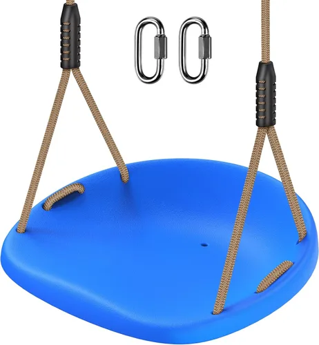 Miniatura 12 de SELEWARE Juego de soportes de columpio de alta resistencia, kit de accesorios de columpio con marco A, 1 soporte medio y 2 soportes de base