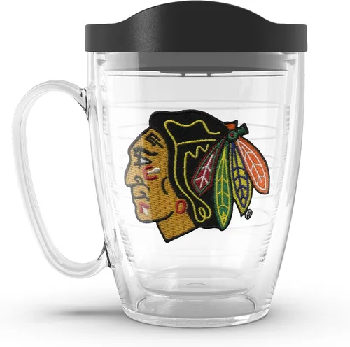 Miniatura 13 de Tervis Vaso aislado de doble pared NHL Pittsburgh Penguins hecho en Estados Unidos mantiene las bebidas frías y calientes, 16 onzas, taza, logotipo