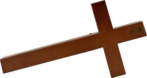 Miniatura 3 de Cruz de pared con niño arrodillado Juego de acento dorado en madera con peltre para niño o niña Gran regalo católico para el bautismo