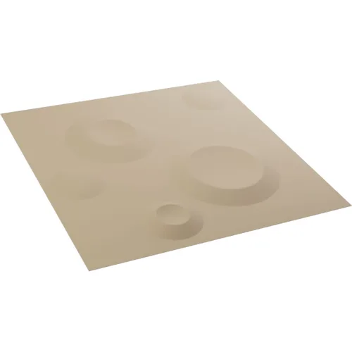 Miniatura 6 de Ekena Millwork 11 7/8 pulgadas de ancho x 11 7/8 pulgadas de alto, Cole EnduraWall decorativo 3D, beige ahumado