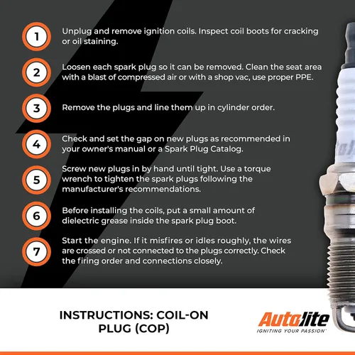 Miniatura 7 de Autolite Iridium XP - Bujías de repuesto para automóviles, XP5145 (paquete de 4)