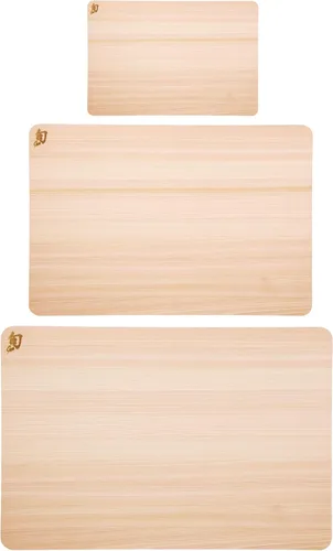 Miniatura 13 de Shun Cutlery - Tabla de cortar grande Hinoki, 17.75" x 11.75" pulgadas, tabla de cortar japonesa de madera grande para cocina, madera medianamente