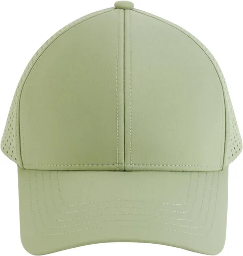 Miniatura 2 de VOBOOM Gorra de béisbol de secado rápido para hombre, gorra de bola de malla cortada con láser, gorra curvada del Snapback del ala