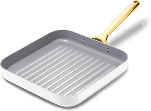 Miniatura 10 de Caraway - Parrilla cuadrada de 11" - Parrilla antiadherente con revestimiento cerámico - No tóxico, sin PTFE ni PFOA - Apto para horno y compatible