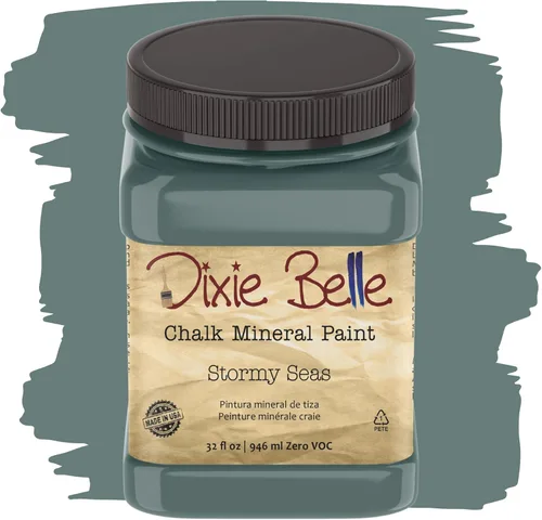 Miniatura 31 de Dixie Belle Paint Company - Pintura con acabado de tiza para muebles, color negro (Caviar), 1 galón, 128 fl oz, pintura mineral color rosa intenso