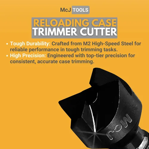 Miniatura 6 de McJ Tools Recargar Caso Cortador de Recortadora (Eje 5/32")