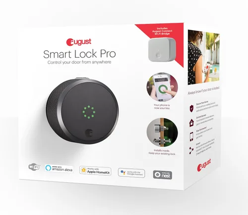 Miniatura 5 de August, Smart Lock Pro + Connect, dispositivo inteligente para monitoreo de puerta, AUG-SL03-C02-G03, 1.5 volts