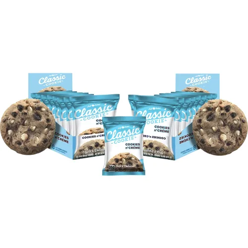 Galletas Classic Cookie suaves horneadas con relleno de crema y galleta, hechas con chips de crema blanca Hershey's® Premier, 2 cajas, 16 galletas