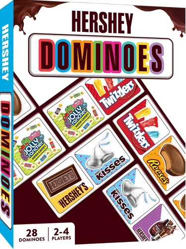 MasterPieces Juegos para niños - Dominó de imagen de Hershey's - Juego para niños y familia