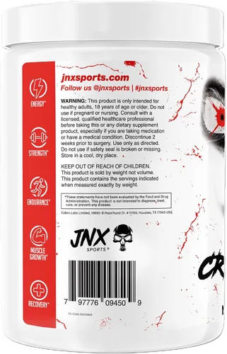 Miniatura 3 de JNX SPORTS The Curse! Creatina monohidrato en polvo, 100 porciones, creatina micronizada pura 0.18 oz por porción, 17.64 oz - 17.6 onzas