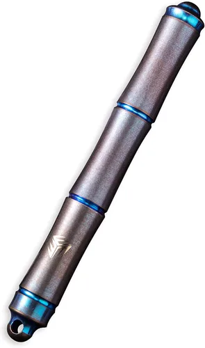 Miniatura 7 de WeKnife Syrinx - Bolígrafo de metal de titanio, bolígrafo ligero ejecutivo de lujo, con 2 coleccionistas de recarga de tinta negra extra, bolígrafos