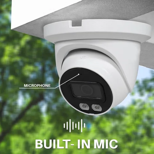 Miniatura 4 de R-Tech Cámara para exteriores TVI de 1080p, luz dual inteligente de 2 MP y visión nocturna a todo color, cámara de seguridad ocular 4 en 1