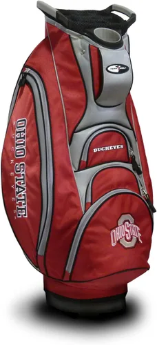 Miniatura 6 de Team Golf NCAA 10-Way Top with Integrated Dual Handle & External Putter Well, Cooler Pocket, Padded Strap, Umbrella Holder & Removable Rain Hood