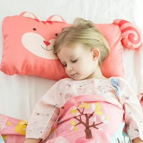 Miniatura 4 de Milo & Gabby Paquete de fundas de almohada 3D de animales para niños y niños con ultra suave 320 hilos, 100% algodón satinado, almohadas de 12 x 20